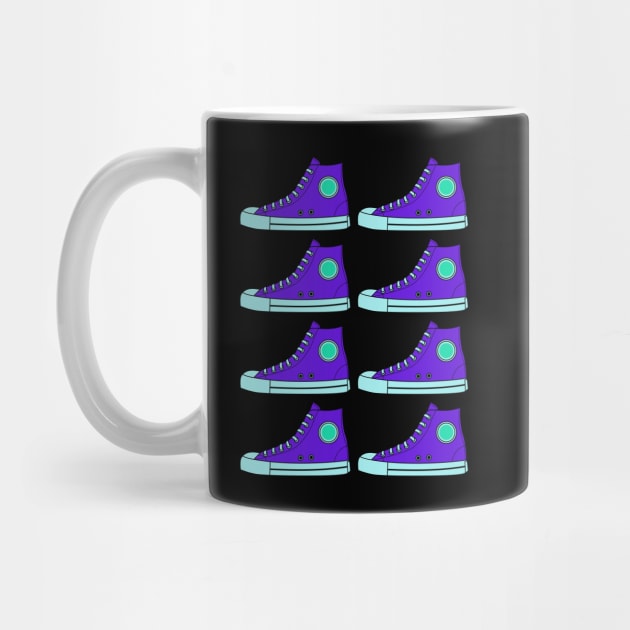 Purple Sneakers by 1001Kites